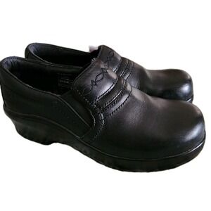 Ariat Expert Leather Clog Womens 8C Black Safety SD Composite Toe Slip On Shoe